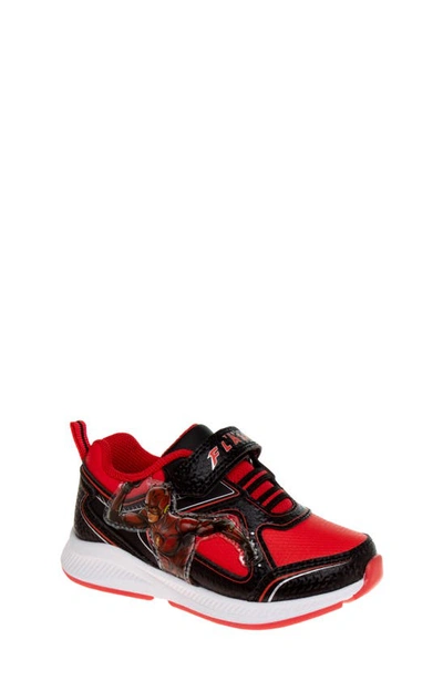 Josmo Kids' Flash Sneaker In Black/ Red