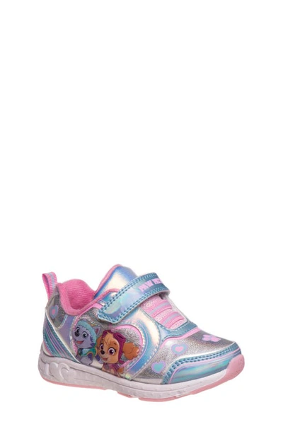 Josmo Kids' Paw Patrol Sneaker In Silver/pink