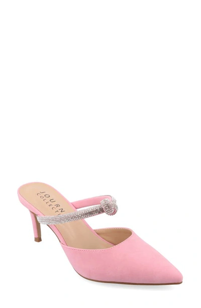 Journee Collection Lunna Mule Pump In Pink