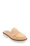 Journee Collection Miycah Lug Sole Platform Mule In Tan