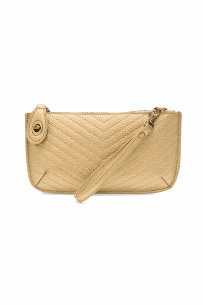 Joy Susan Quilted Mini Wristlet In Gold