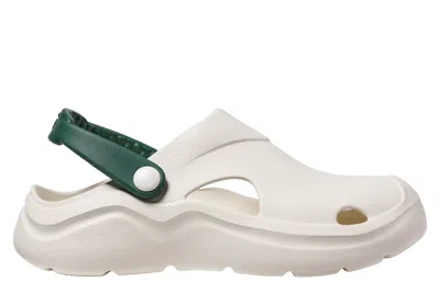 Joybees Women's Studio Clog In Bone/ Dark Green In White