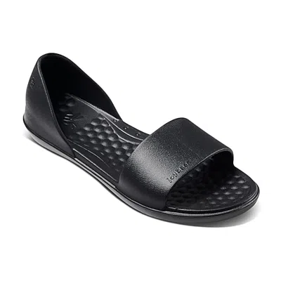 Joybees Womens Flat Sandals In Black