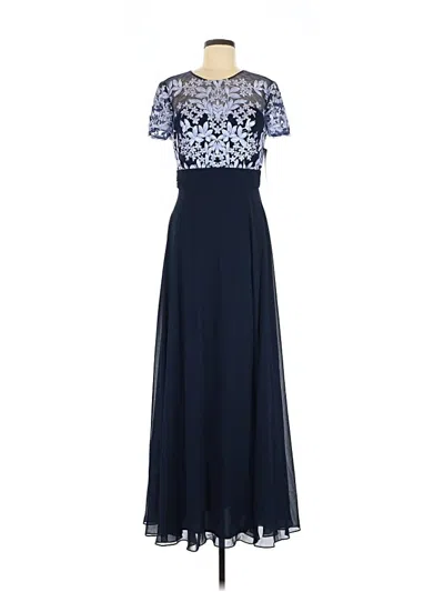 Js Collections Cocktail Dress In Blue