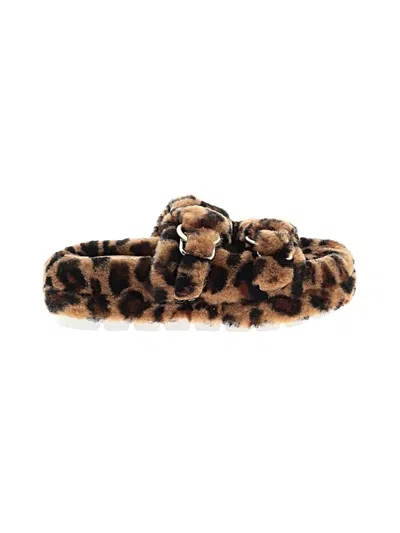 Pre-owned J/slides Sandals In Brown