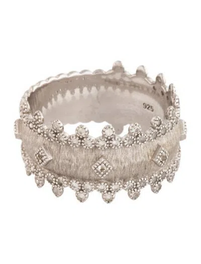 Pre-owned Jude Frances Topaz Band Ring In Multicolor