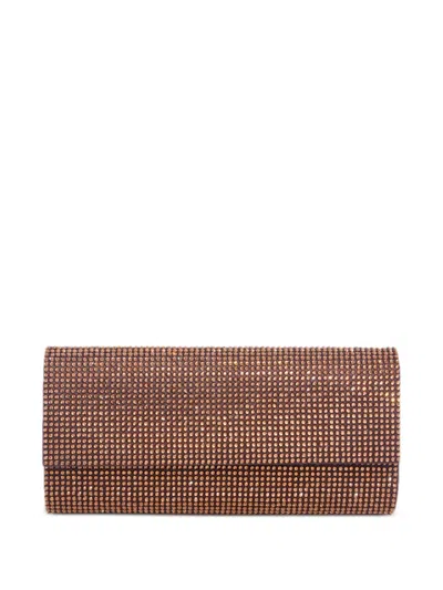 Judith Leiber Perry Clutch Bag In Brown