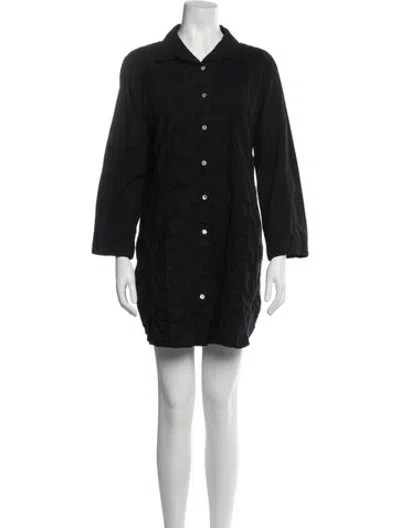 Pre-owned Julia Amory Mini Dress In Black