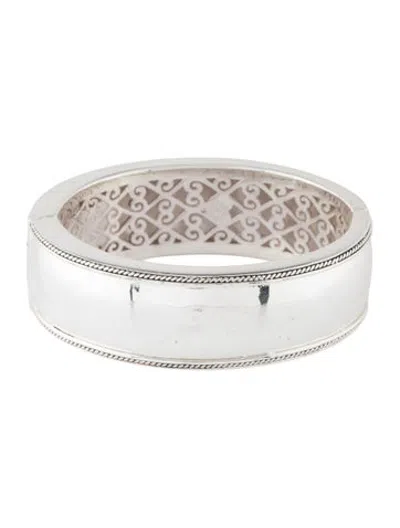 Pre-owned Julie Vos Cannes Statement Hinge Bangle, 7" In Multicolor