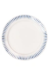 Juliska Sitio Stripe Dinner Plate In Delft Blue