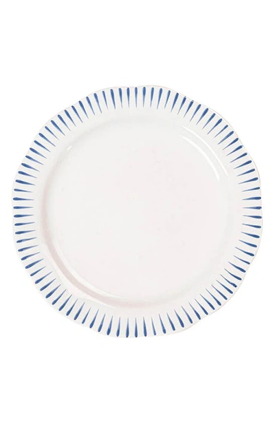 Juliska Sitio Stripe Salad Plate In Delft Blue