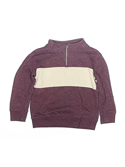 Pre-owned Jumping Beans Kids' Pullover Sweater In Burgundy