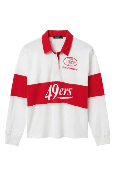 Junk Food San Francisco 49ers Rugby Shirt In Vintage White
