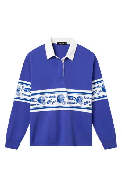 Junk Food Seahawks Rugby Polo In Liberty