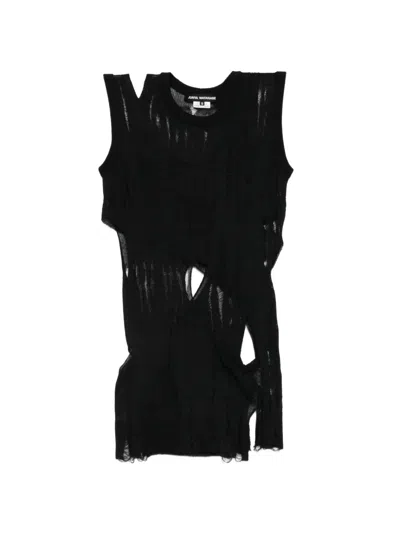 Junya Watanabe Distressed Top In Black