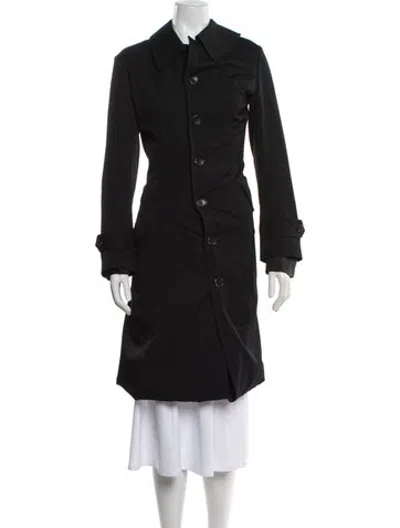 Pre-owned Junya Watanabe Vintage 2007 Trench Coat In Black