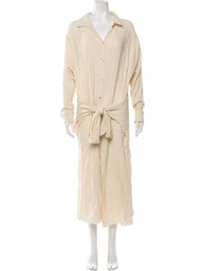 Pre-owned Just Bee Queen Long Dress In Neutrals