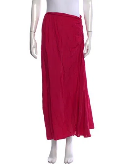 Pre-owned Just Bee Queen Long Skirt In Pink