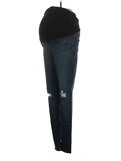 Pre-owned Just Black Jeggings In Blue