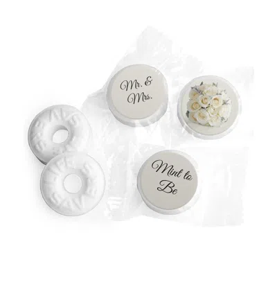 Just Candy Mint To Be Wedding Mints Party Favors For Guests Lifesavers Mints (approx. 335 Mints & 324 Stickers) In White