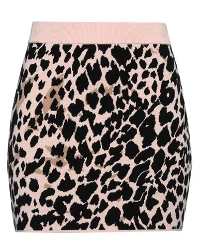 Just Cavalli Woman Mini Skirt Blush Size S Viscose, Polyester In Pink