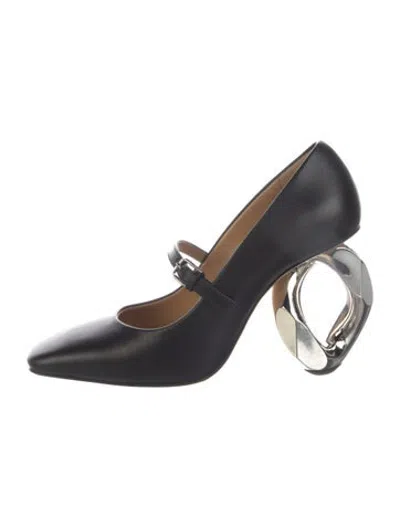 Pre-owned Jw Anderson Leather Pumps In Black