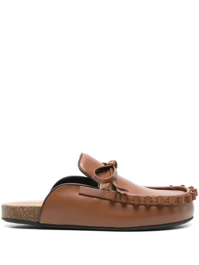 Jw Anderson Ruffle Loafer W In Brown