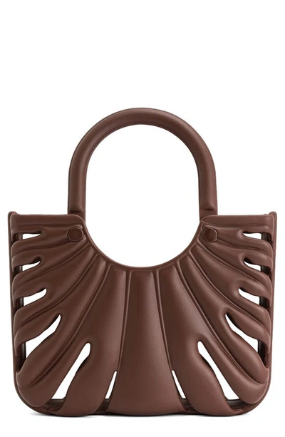 Jw Pei Faye Leaf Beach Top Handle Bag In Brown