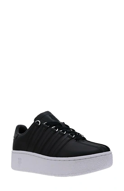 K-swiss Classic Vn Platform Sneaker In Black/ Whit
