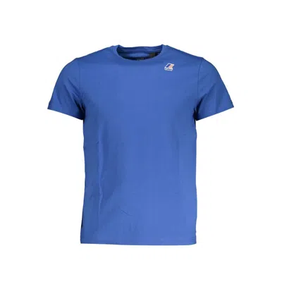 K-way Cotton Men's T-shirt In Blue