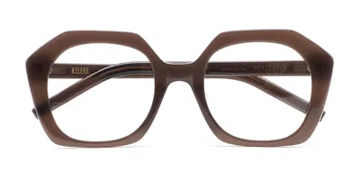 Kaleos Benzakour C5 Men's Glasses Brown Size 52 - Free Lenses - Blue Light Block Available In Translucent Dark Brown