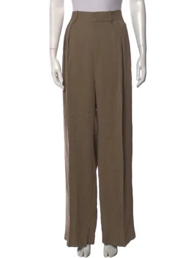 Pre-owned Kallmeyer Wide Leg Pants In Neutrals
