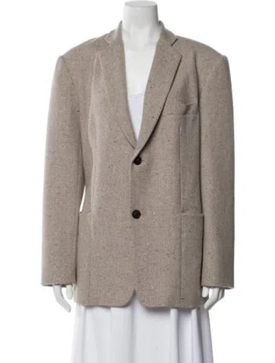 Pre-owned Kallmeyer Wool Tweed Pattern Blazer In Neutrals