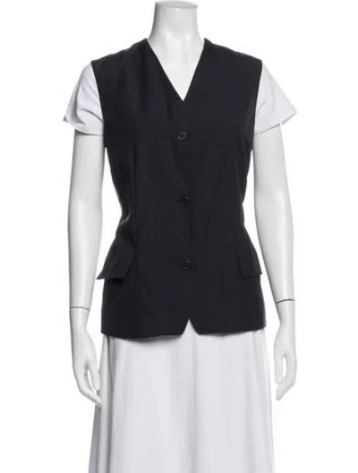 Pre-owned Kallmeyer Wool Vest In Blue
