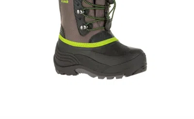 Kamik Kids Luke Boot In Charcoal In Gray