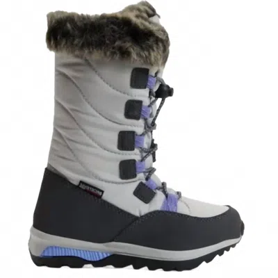 Kamik Kids Prairie Boot In Light Grey In Gray