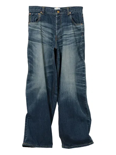 Kamiya Wire Wide-leg Jeans In Blue