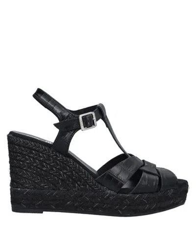 Kanna Sandals In Black