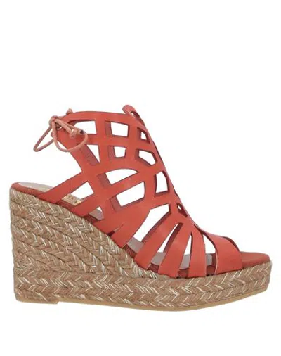 Kanna Sandals In Rust