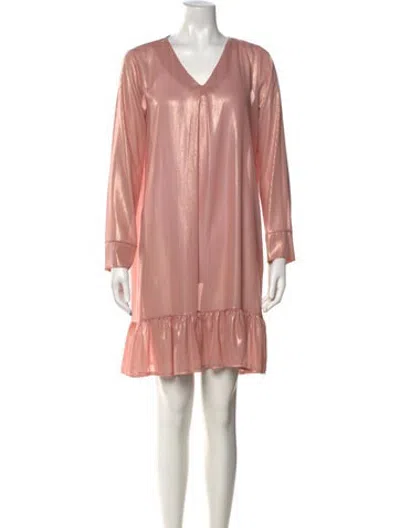 Pre-owned Kaos Striped Mini Dress W/ Tags In Pink