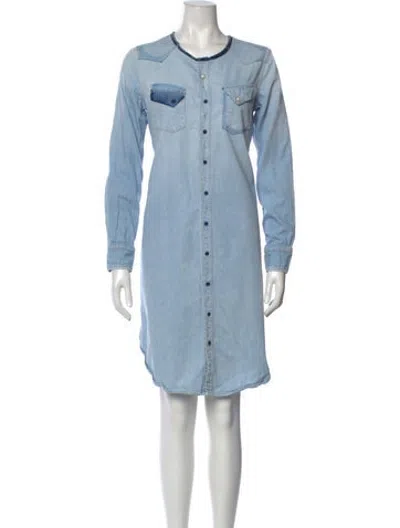 Pre-owned Kapital Midi Length Dress In Blue