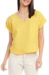 Karen Kane Dolman Sleeve Top In Yellow