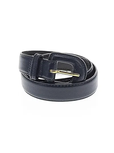 Pre-owned Karen Scott Kids' Leather Belt In Blue