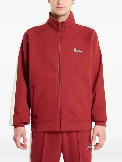 Karl Kani Zip-up Sweatshirt In Red