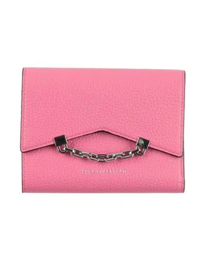 Karl Lagerfeld Woman Wallet Pink Size - Bovine Leather In Pink