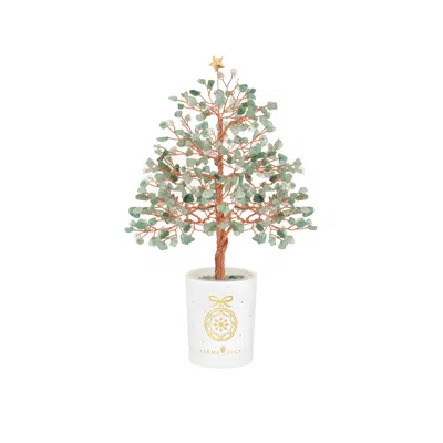Karma And Luck Green Everlasting Harmony Jade Star Christmas Tree In Multi