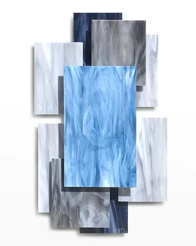 Karo Studios Glass And Metal Wall Sculpture