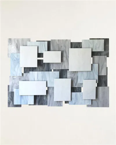 Karo Studios Glass And Metal Wall Sculpture