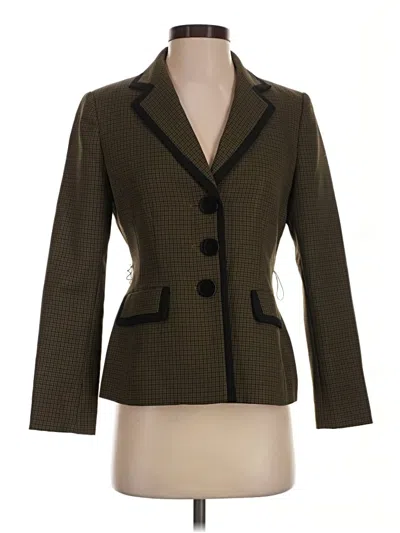 Pre-owned Kasper Blazer Jacket In Green