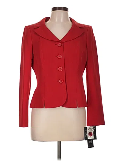 Pre-owned Kasper Blazer Jacket In Red